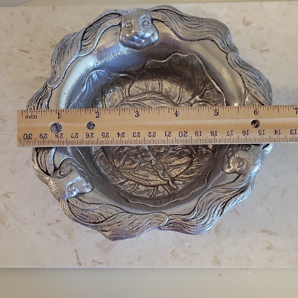 Arthur Court Bunny Design Motif Candy Dish - Picture 7 of 9
